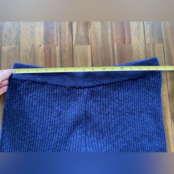 Free People beach sweater knit blue joggers - Picture 10 of 13